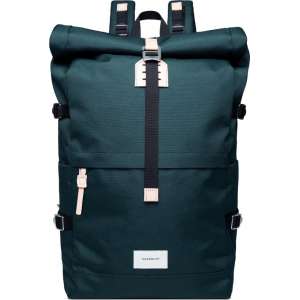 Sandqvist Rugzak Bernt Dark Green SQA1371- Rolltop Rugtas