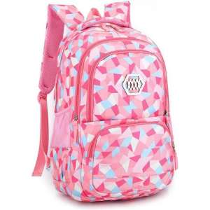 Rugzak met Etui - Roze - Back to School Backpack