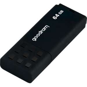 GOODRAM USB3.0 Flash Drive, 64 GB, UME3, USB A connector, Black, 60/20 MB/s (USB3/2/1.1 comp)