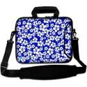 Laptoptas 17.3 inch klavertje 5 blauw - Sleevy