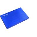 Ninzer® 2.5" HDD of SSD aluminium schijf behuizing / case USB 3.0 | Blauw