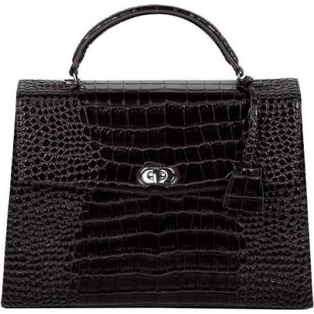 Socha Audrey Businessbag 13.3 Croco Black