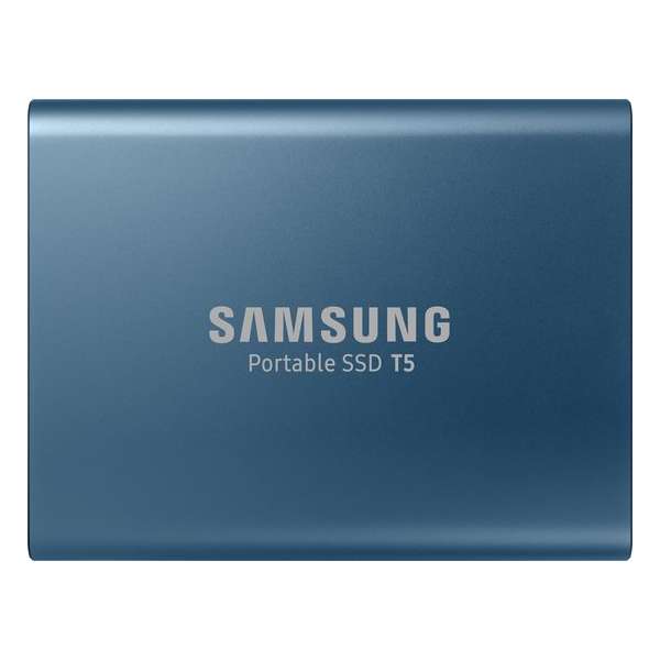 Samsung T5 250GB Portable SSD - Blauw