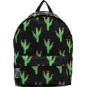 Bouffants & Broken Hearts CACTUS Rugzak Rugtas School Tas A4 Zwart