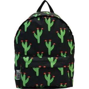 Bouffants & Broken Hearts CACTUS Rugzak Rugtas School Tas A4 Zwart