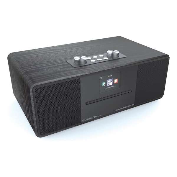 Albrecht DR 690 hybrideradio - CD-speler - DAB+ en FM- internetradio met bluetooth, zwart