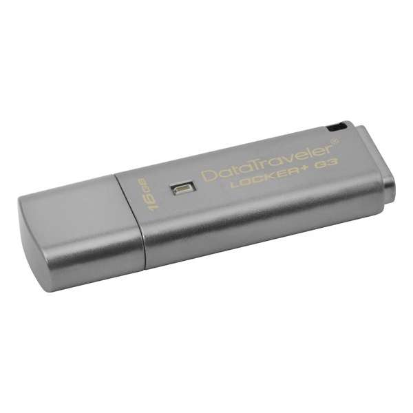 Kingston Locker+ G3 - USB-stick - 16 GB