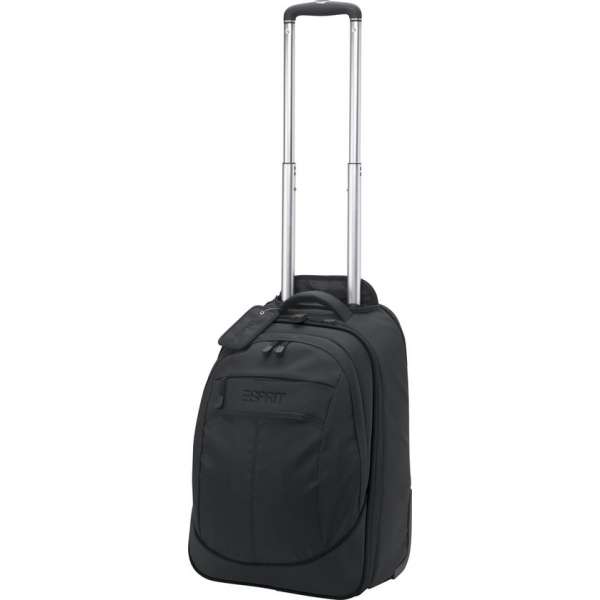 ESPRIT Rugzak Superlight trolley zwart en zwart