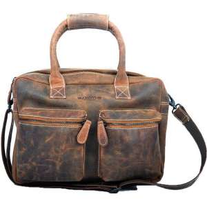 Arrigo Arrigo Unisex Schoudertas Cognac