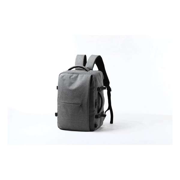 Luxe Rugtas & Reistas Combi Waterproof Anti Scheur/Diefstal Backpack Grijs