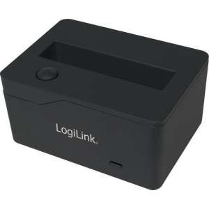 LogiLink QP0025 USB 3.0 (3.1 Gen 1) Type micro-B Zwart HDD/SSD-dockingstation