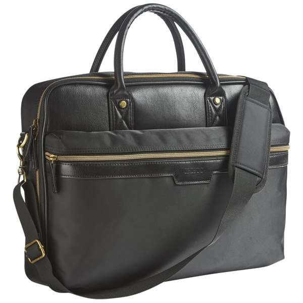 Cristo Urban - Business tas 15" (Nylon + PU), 1 compartiment - zwart