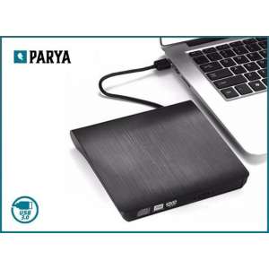 Parya - Plug & Play Externe CD/DVD Combo Drive Speler Reader - USB 3.0 CD-Rom Disk Lezer & Brander