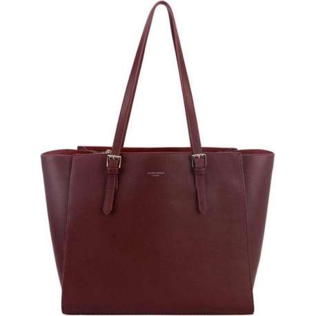 David Jones Extra grote Dames Schoudertas Rood