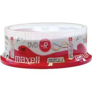 Maxell DVD-R printable 25 spindel 25.
