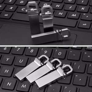 Sleutelhanger USB Stick 32 GB | USB Stick Sleutelhanger | Gunsmoke kleur
