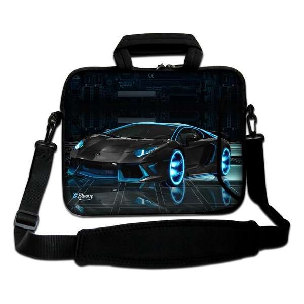 Sleevy 15.6 inch laptoptas Lamborghini design