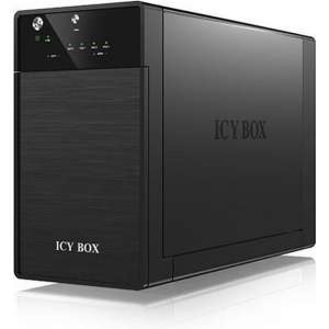 ICY BOX IB-3620U3 disk array Toren Zwart