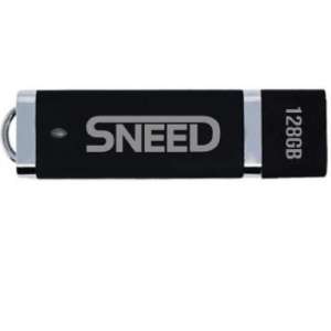 Sneed 128GB USB Stick - Mat Zwart- Aluminium NU USB 3.0!