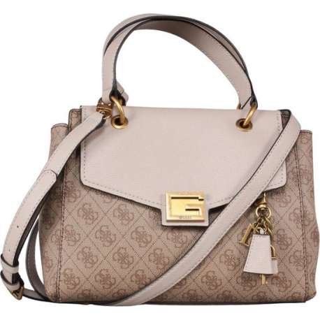 Guess - Valy Small Girlfriend Satchel - Beige - Vrouwen