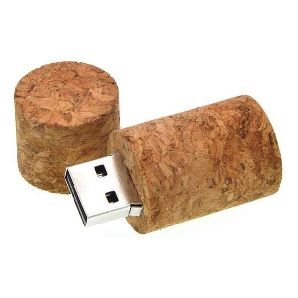 Ulticool USB-stick Wijnfles Kurk - 3.0 - 8 GB - Wonen - Wijn - Bruin