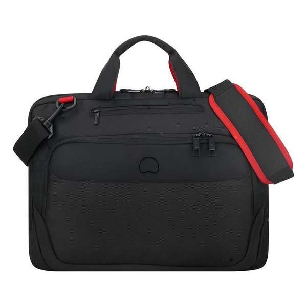 Delsey Parvis Plus Laptoptas - 1 Compartment - 15,6 inch - Zwart