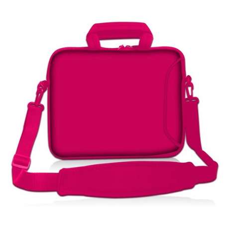 Sleevy 15,6 laptoptas roze