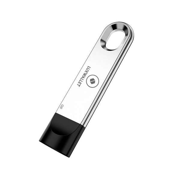 LUXWALLET® XPRO USB Stick - 256GB Stick - USB 3.0 - Metalen USB - Snelle Overdracht - Stootbestendig Design - Zilver
