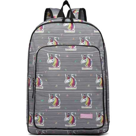 Popelli Rugzak - Schooltas - Laptop Rugzak - Eenhoorn / Unicorn - A4 formaat - Lichtgewicht (E1833 UC-WE)