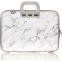 Bombata 15,6 inch Laptoptas met marmerprint - Limited Edition Carrara