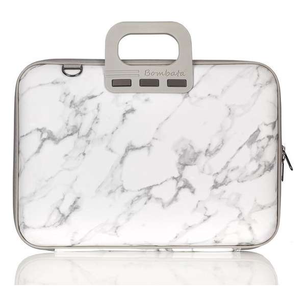 Bombata 15,6 inch Laptoptas met marmerprint - Limited Edition Carrara