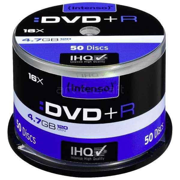 DVD+R Intenso 4,7GB 50pcs Cake Box 16x
