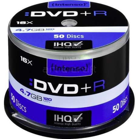 DVD+R Intenso 4,7GB 50pcs Cake Box 16x