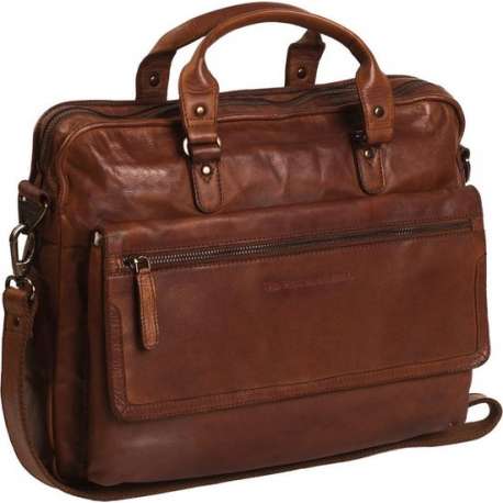 Chesterfield Bags Leren Laptoptas 15 inch Rene Cognac