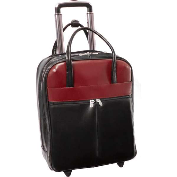 McKlein Laptop Trolley - Zwart/Rood - 15.6'' - VOLO