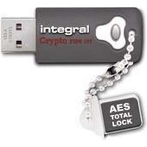 Integral 32GB Crypto 32GB USB 3.0 Grijs USB flash drive