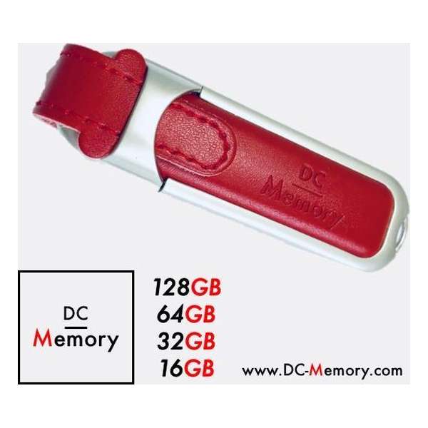 DC-Memory Leather 3.0 USB STICK 16GB