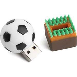 Ulticool USB-stick Voetbal Gras  - 8 GB - Sport - Groen