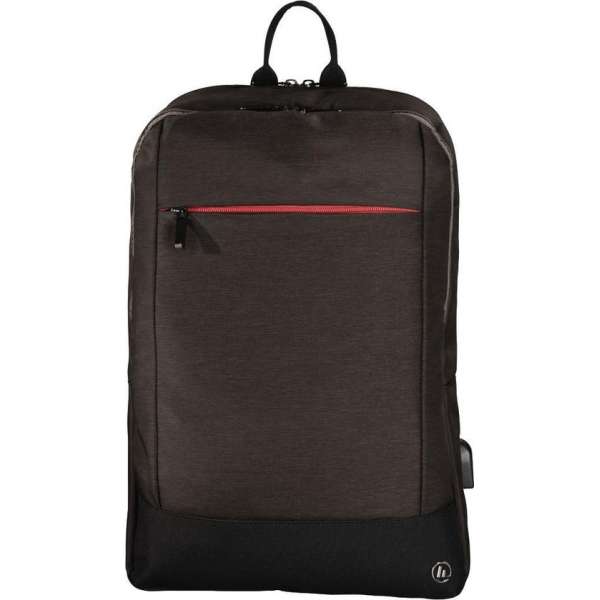 Hama Notebook-rugzak "Manchester", tot 44 cm (17,3"), bruin