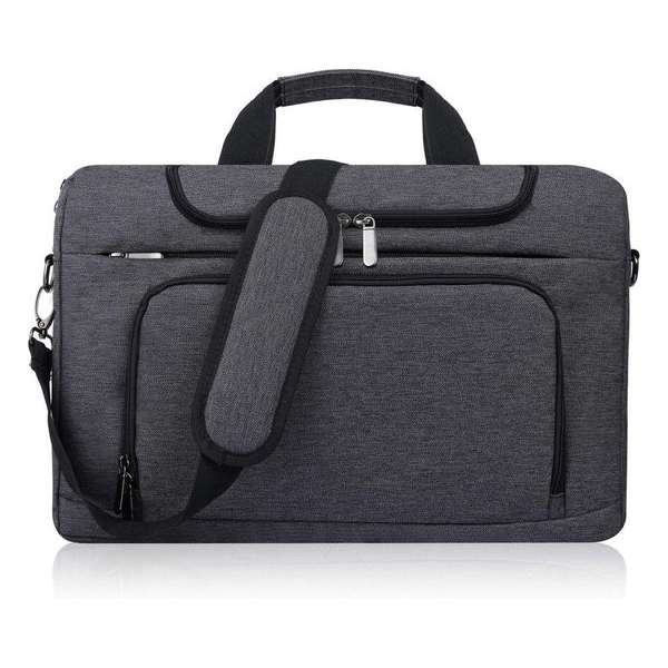 Laptoptas |  Notebooktas | Schoudertas | School of Werk Tas | 17 Inch |Laptoptas Donkergrijs |