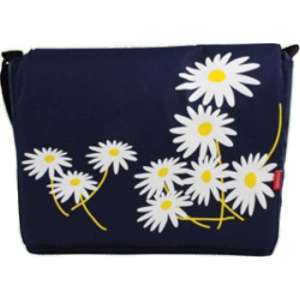 Konig Notebooktas bloem 15,4" donker blauw