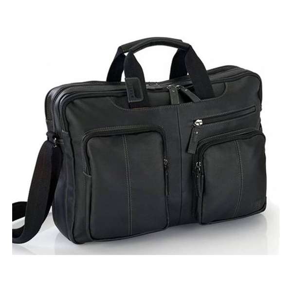 Gabol Exe Cartera Black Aktetas - Heren - Kunstleer - Zwart