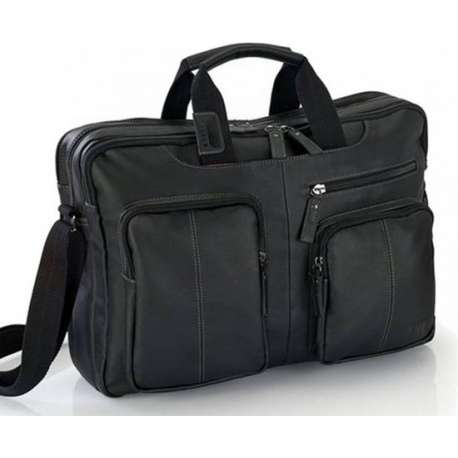 Gabol Exe Cartera Black Aktetas - Heren - Kunstleer - Zwart