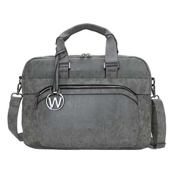 Wimona Eliana 2050 Dames Businesstas / Laptoptas - 15,4 inch - Grijs