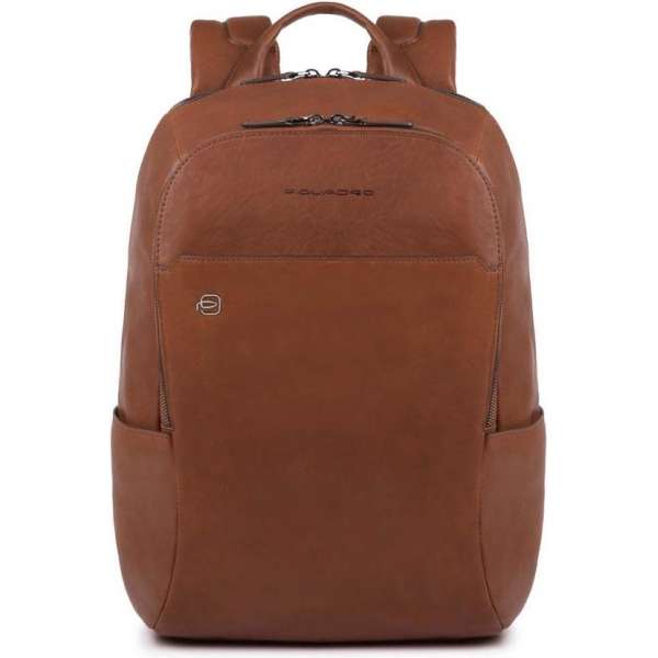 Piquadro Black Square Backpack 13'' Tobacco