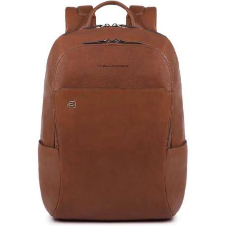 Piquadro Black Square Backpack 13'' Tobacco