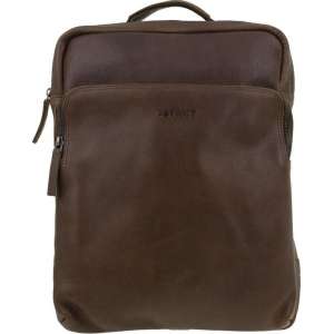 DSTRCT Raider Rugzak - 15,6 inch laptopvak - Rugtas - Sleutelhanger - Cognac