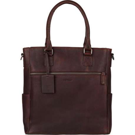 BURKELY Antique Avery Shopper - 13,3 inch Laptoptas - Bruin