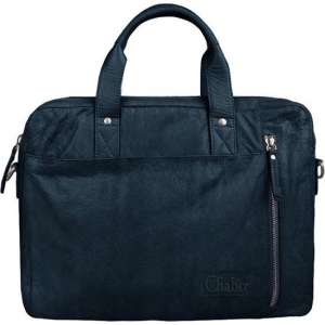 Chabo Bags Chabo Bags Detroit Office Unisex Aktetas Blauw