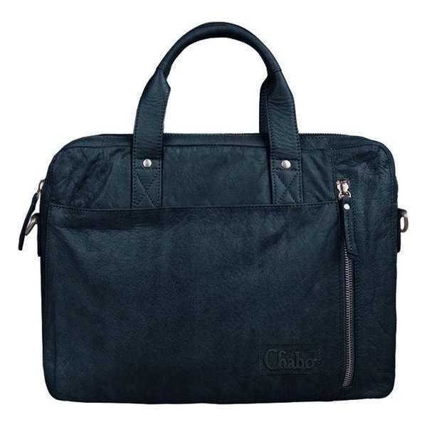 Chabo Bags Chabo Bags Detroit Office Unisex Aktetas Blauw